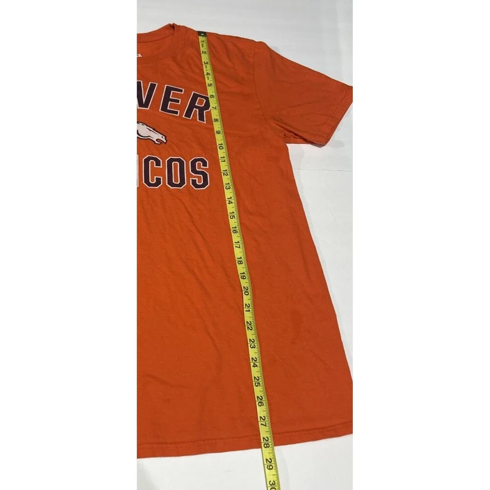 Denver Broncos Shirt Men's Large L Orange Fanatics NFL Football Graphic Tee